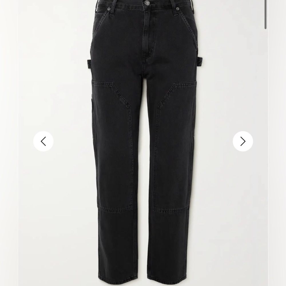 AGOLDE Rami Carpenter high-rise organic jeans